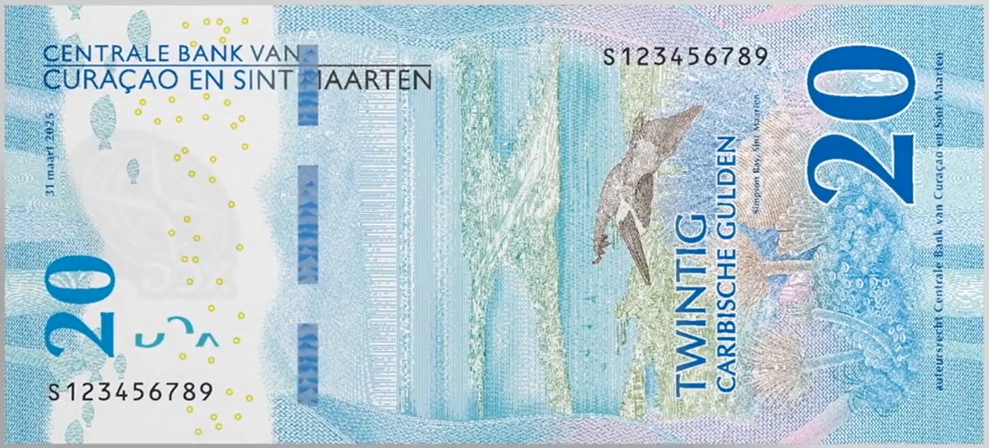 20 Caribische gulden biljet